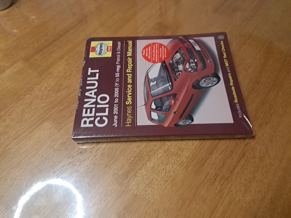 RENAULT CLIO 2001-2005 HAYNES WORKSHOP MANUAL 4168 BRAND NEW & SEALED & FREE P&P - Image 4 of 4