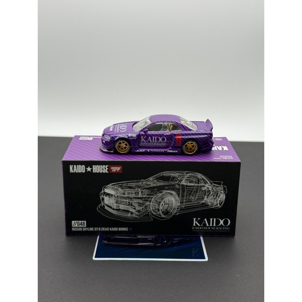Kaido House Nissan Skyline GT-R R34 Kaido Works Purple CHASE #048