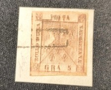 Antichi Stati Napoli 5 Grana N.8e Doppie Incisioni Firmato A. Diena