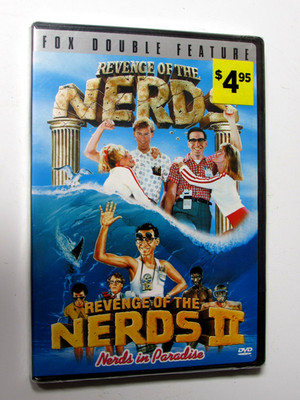 Revenge Of The Nerds 1 & II (DVD Double Feature) NEW/SEALED In Paradise + FREE