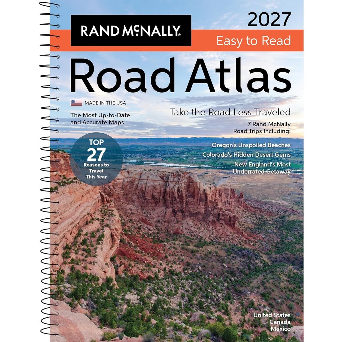 Rand McNally 2027 Easy to Read Midsize Road Atlas Other by Rand