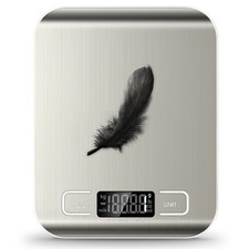 Food Scale, 11Lb Kitchen Scale with 6 Units Tare Function  LCD Display, 0.05Oz/