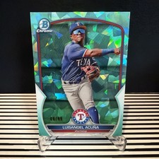 Luisangel Acuna 2023 Bowman Chrome Sapphire Aqua Refractor /99 Rangers