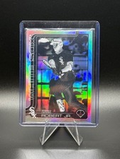 2025 Topps Chrome #177 Luis Robert Jr. Negative Raywave Parrallel  - 2 Card Lot