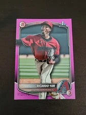 2025 Bowman Ricardo Yan 1st Bowman Pink 112/175 BP-31 Arizona Diamondbacks F21