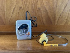 Sony Walkman Cassette Player WM FX288 Retros Early 2000s With Headphones