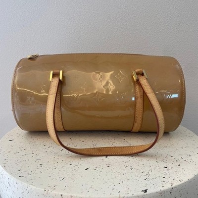 LOUIS VUITTON Monogram Vernis Bedford Beige M91006 Handtasche aus Japan