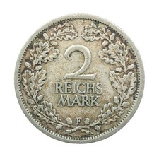 Weimar Republic 2 Mark 1926 F | Jaeger 320