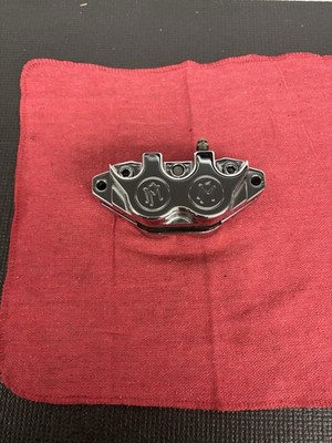 Used Performance Machine PM Chrome Brake Caliper 125x4 Harley Evo Chopper Bobber