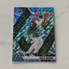 2024-25 Panini Mosaic Kyle Kuzma Base Set Blue Reactive Milwaukee Bucks