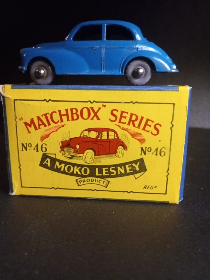 Matchbox Lesney #46A Morris Minor 1000 KT GPW VN/MINT 1958 In Original B3 Box - Image 4 of 4