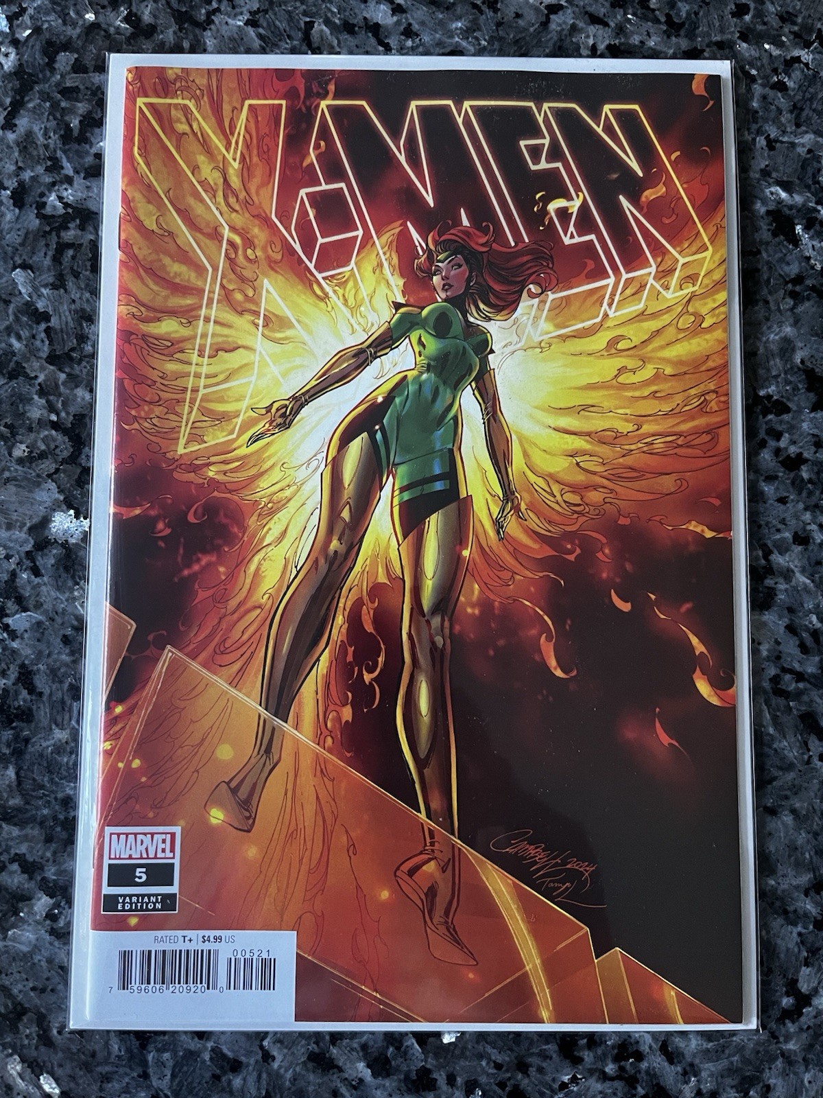 X-Men #5 J. Scott Campbell Jean Grey Variant 2024 Marvel Comics