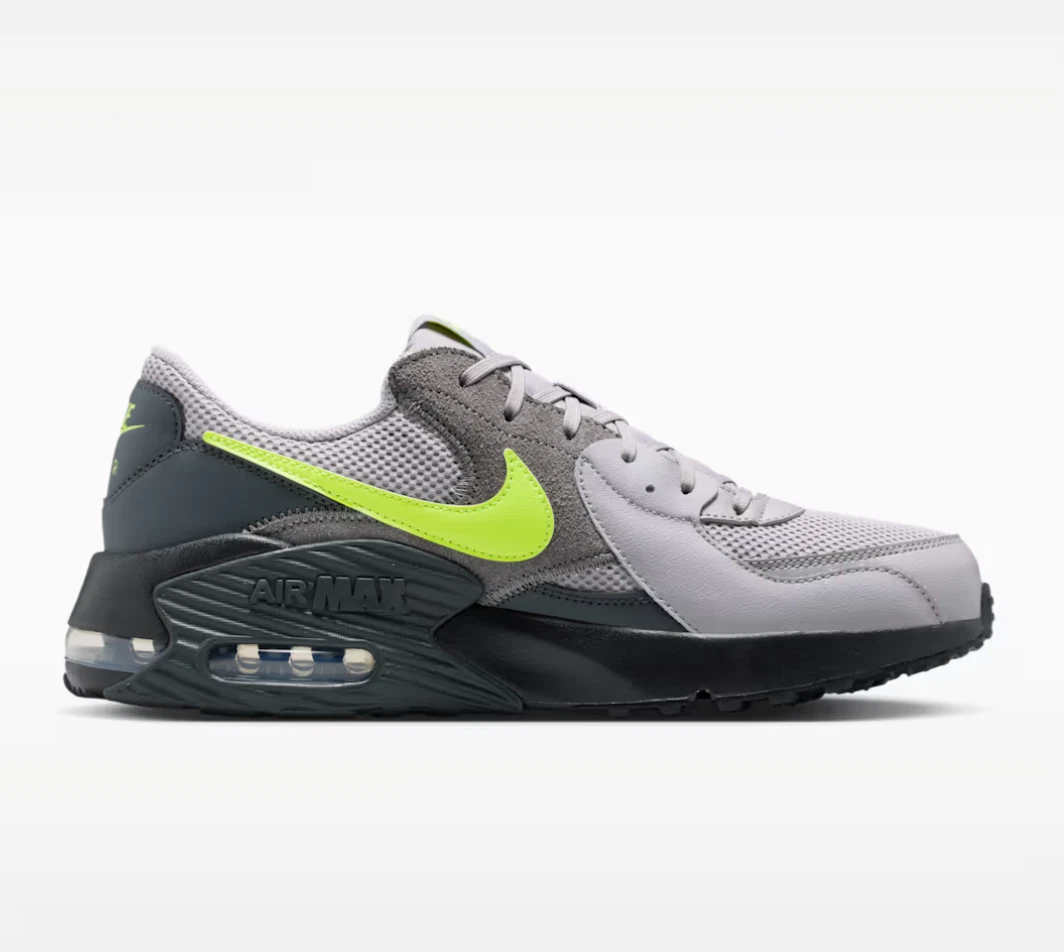 Nike Air Max Excee Grey Yellow Black Men's Size FZ5486-007