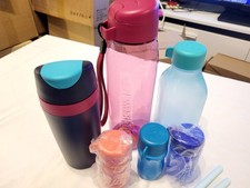 Tupperware , Trinkflaschen,Kaffeebecher,portionierer,Strohhalm,Eco Bottle
