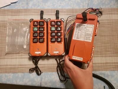 12V-440V Full Voltage Industrial Wireless Crane Remote Control Electric Lift...