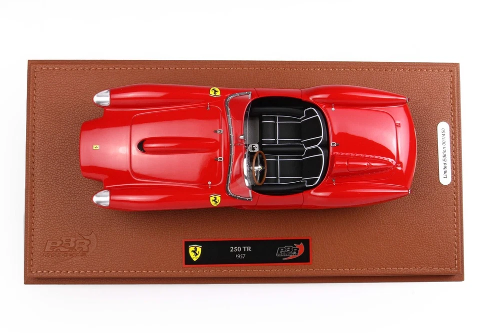 1:18 BBR Ferrari 250 Testarossa 1957 Rosso 322 BBRC1855A11-VET 50 pièces - Photo 4/4