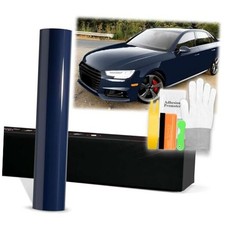 PET Super Gloss High Glossy Vinyl Wrap Auto 20"x60" 1.6FTx5FT Midnight Blue