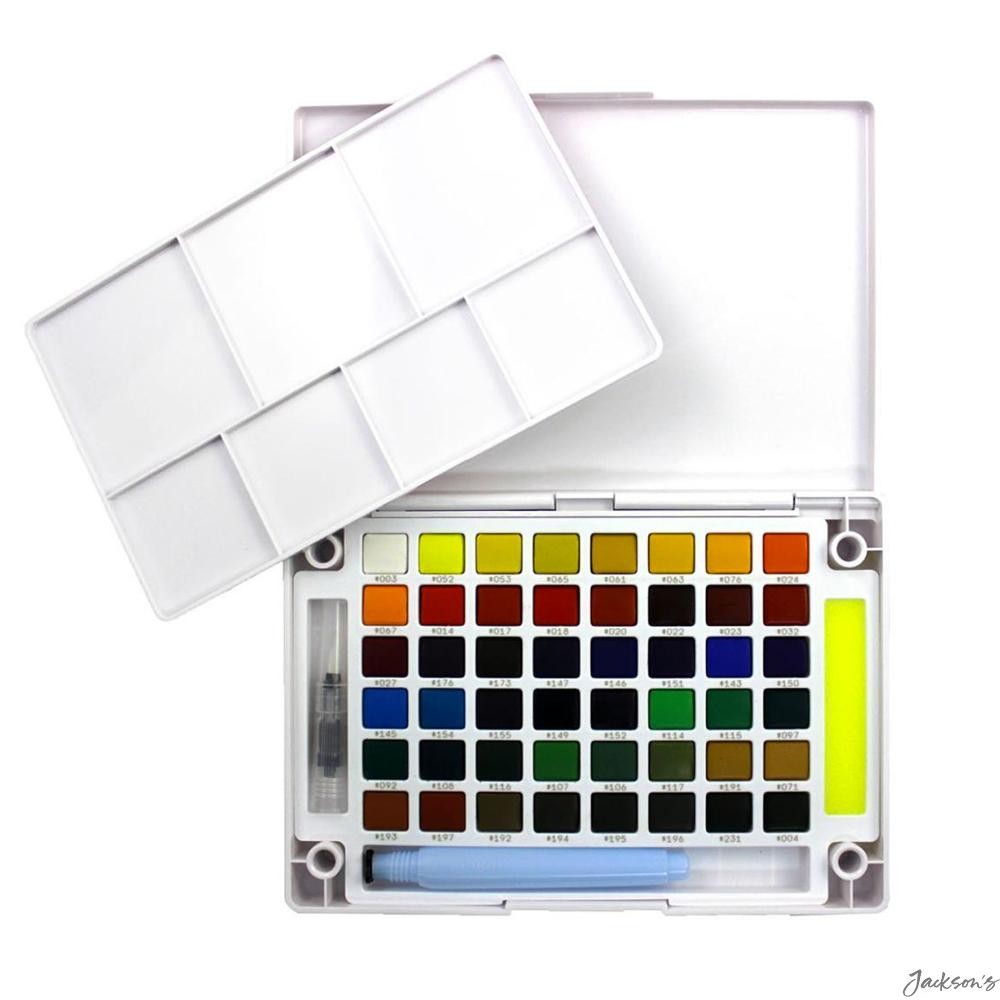 Sakura Koi Watercolour Pocket Sketchbox Plastic 48 Half Pans Travel Painting Set