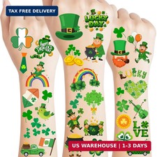 160PCS St Patricks Temporary Tattoos Stickers  St Patricks Party Favors Decorat