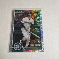 2026 Topps Series 1 Cole Young # 129 Opening Day Foil Rookie - Mariners RC