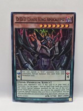 D/D/D Chaos King Apocalypse SDPD-EN001 Ultra Rare 1st Edition Yugioh TCG NM