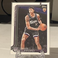 2025-26 Topps Basketball Nique Clifford  RC #224 Sacramento Kings Rookie