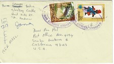 Jamaica 1979 Frankierter Luftpostbriefumschlag nach U.S.