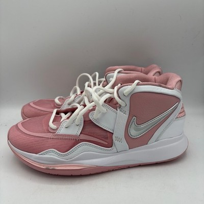 Nike By You Kyrie Infinity Basketball Shoes Mens Size 8.5/Womens 10 Pink White