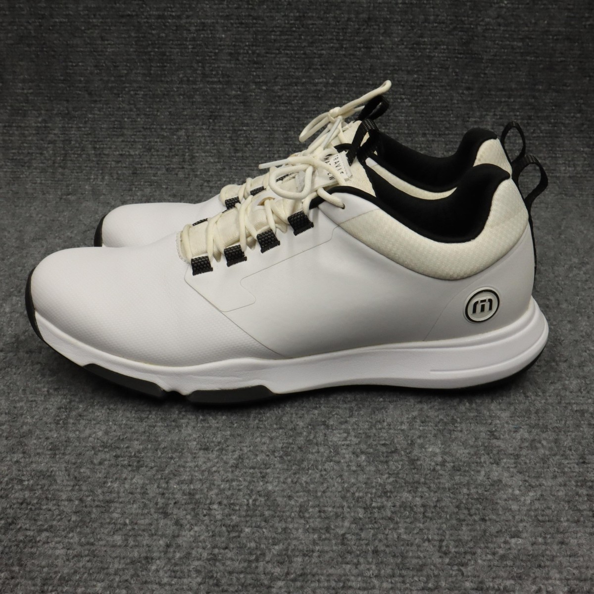TravisMathew The Ringer 2 Golf Shoes Mens Size 11 White Spiked