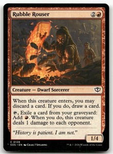 Rubble Rouser 128/444 Common Secrets of Strixhaven Magic: The Gathering