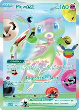 Pokemon TCG 30° Celebrazione Mew EX Holo Secret Raro #158/128