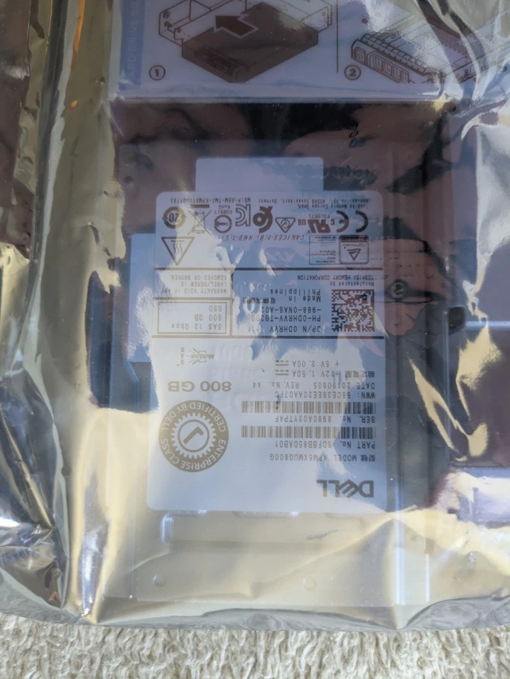 New Dell Sdfbb85dab01 800 GB SSD SAS With 3.5 Caddy - Image 4 of 4