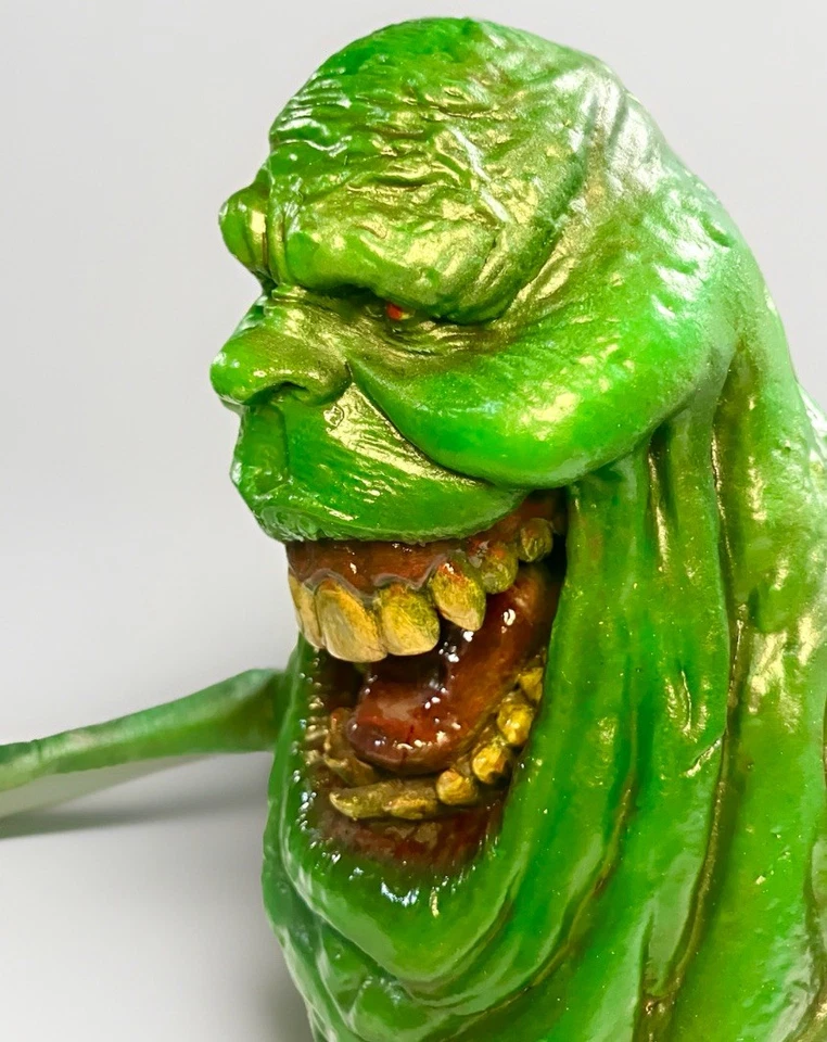 Ghostbusters Slimer Statue With Ecto Plasm & Trap Hand Painted Statue Christmas - Image 2 of 4