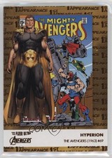 2022 Fleer Ultra Avengers 1st Appearances Orange Foil 85/549 Hyperion #FA-8 0e7k