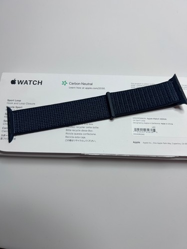 Apple Watch Sport loop Band 42mm One Size Ink MXKW3AM/A Authentic Series 10 SE2 - 第 1/2 張圖片