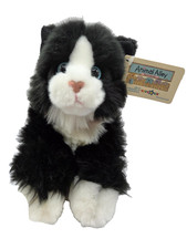 Animal Alley Toys R Us Black Tuxedo Cat 2000 Vintage Plush Stuffed Animal