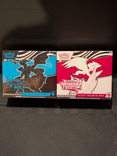Pokemon Black Bolt & White Flare Elite Trainer Box ETB Set New/Sealed 