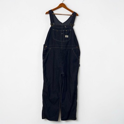 Vintage Sears Latzhose Gr. 42 30 L blau 70er Denim Tradewear Union USA Made Bibs