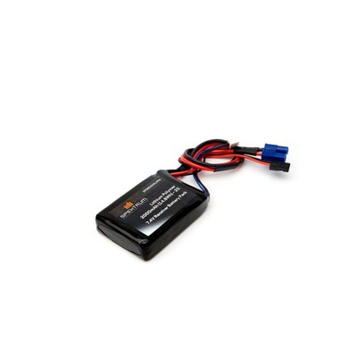 7.4V 2000mAh 2S LiPo Receiver Battery: Universal Receiver, EC3, SPMB2000LPRX