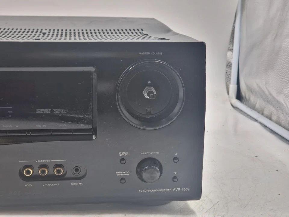 Denon AVR-1509 AV Surround Receiver - Working, No Cables, Scratches - Image 4 of 4