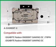 Granzon GPU Water Block Use For GIGABYTE Radeon RX6800XT/ RX6900XT GAMING OC