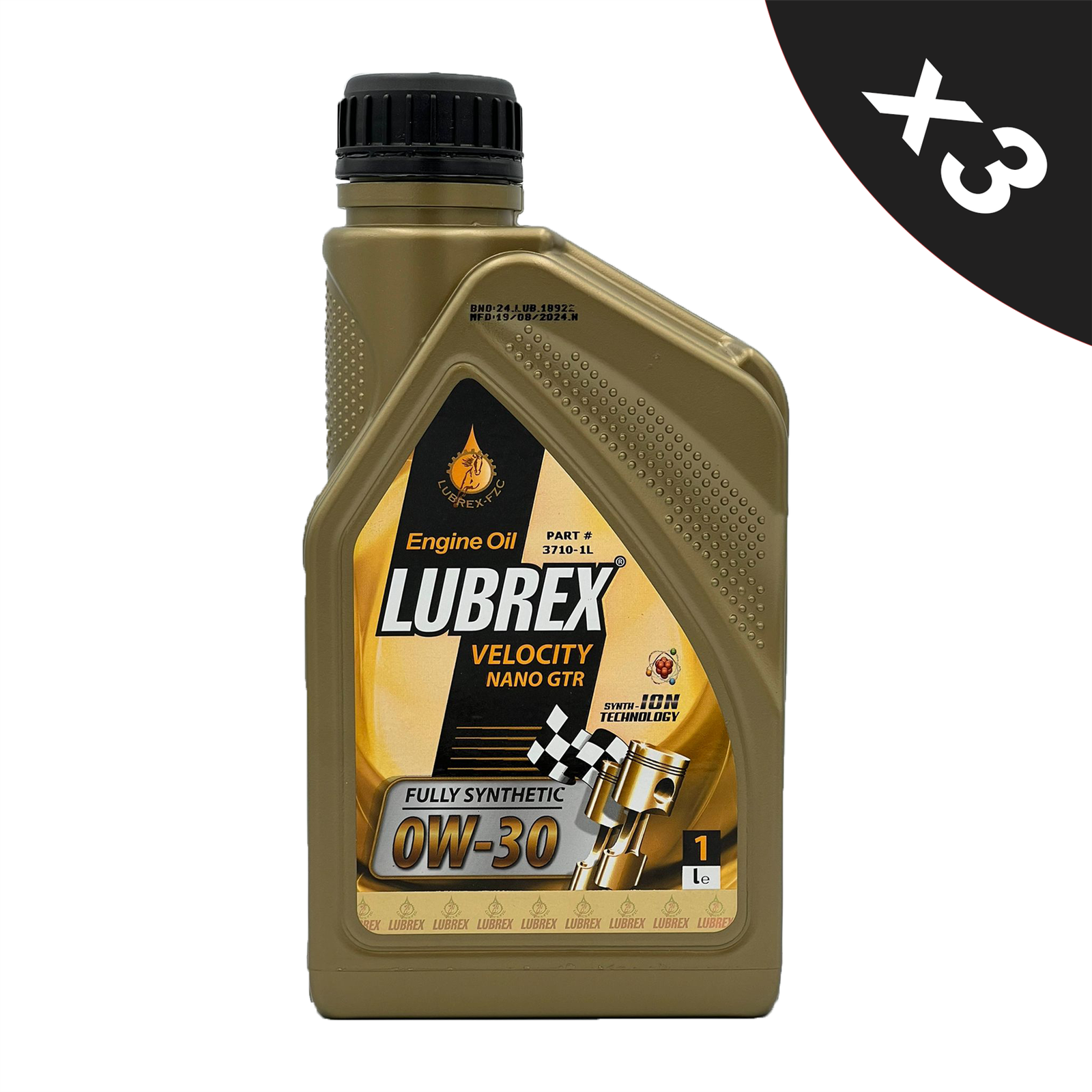 Lubrex 0w30 Fully Synthetic Engine Oil ACEA C3 MB 229.31/229.51 VW 504/507 3x1L