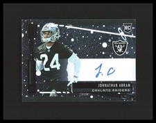 2019 Johnathan Abram Rookie Card Auto - Panini Unparalleled Cosmos #226 . rookie card picture