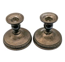 Prelude by International Sterling Silver Candlesticks Pair 1939 No.212