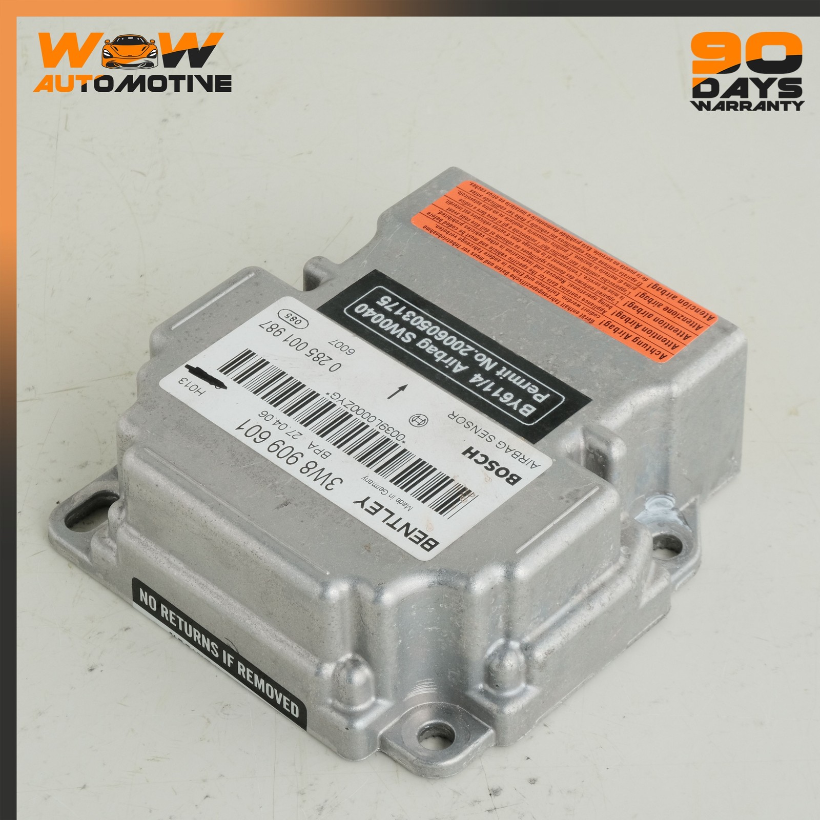 Bentley Continental GT Speed 2009-2013 Front Air bag unit with deactivator