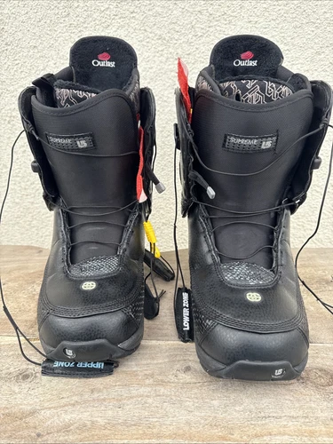 Bottes de snowboard Burton Supreme US 10 UK os 42 JPN 27 * NOIR * EXCELLENT ÉTAT