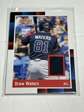 2022 Donruss Retro '88 Materials #48 Drew Waters Jersey Card