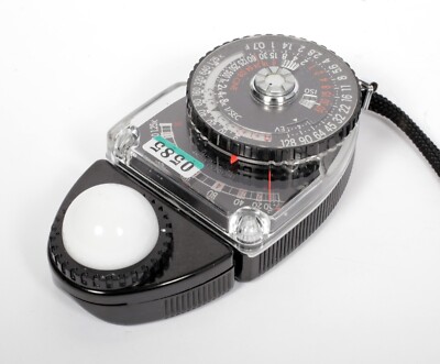 Sekonic studio Deluxe II L-398M light meter model with 3