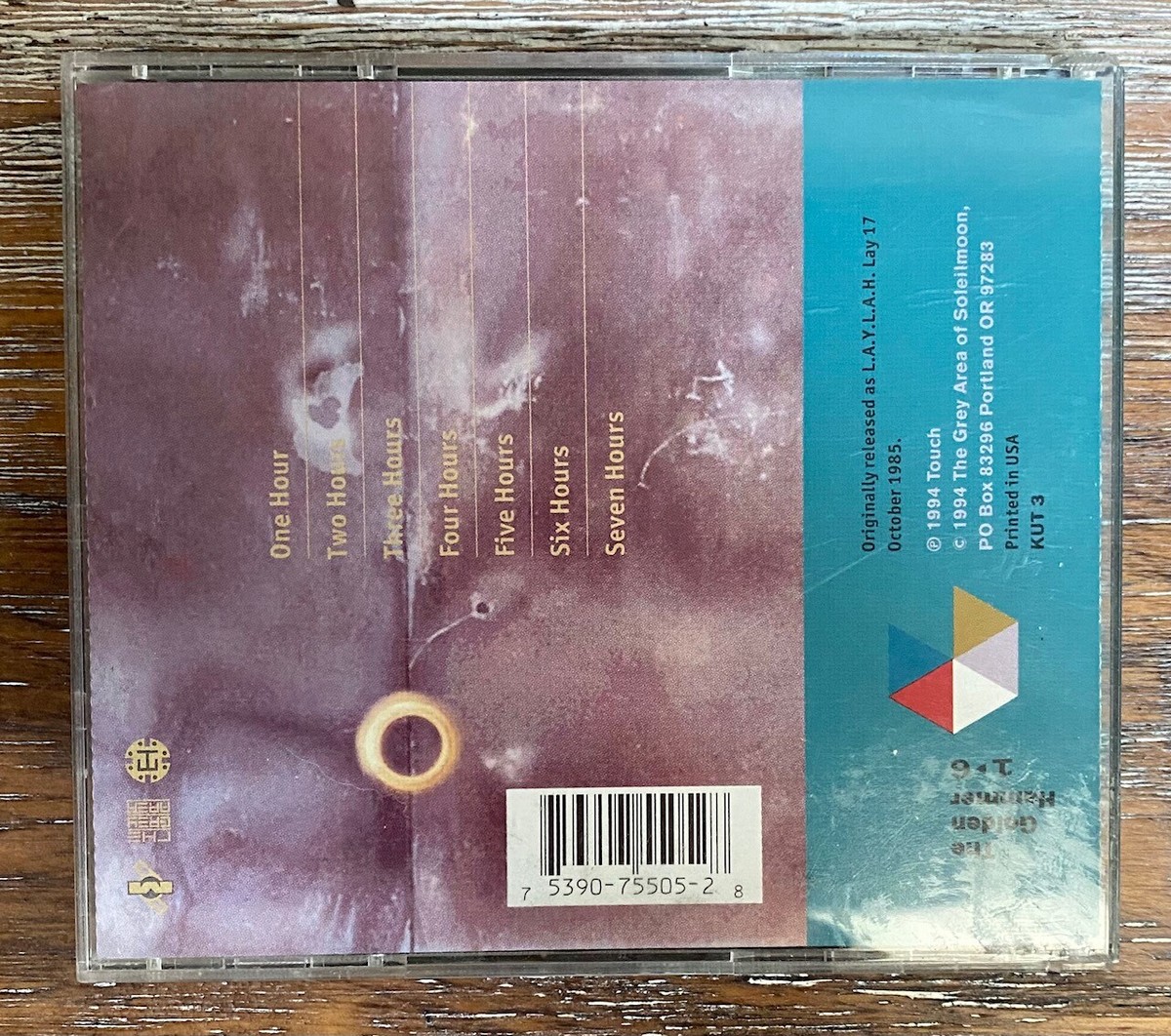 Seven Hours Sleep by The Hafler Trio (CD, Aug-1995, Grey Area