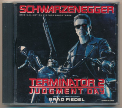 Terminator 2: Judgment Day (1991) Original Soundtrack CD - Brad Fiedel